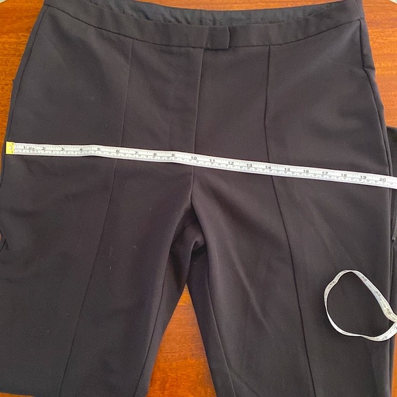 Dex Black Career Pant “The Suit Shop New York” size L Button & Hook Zipper - Picture 6 of 6